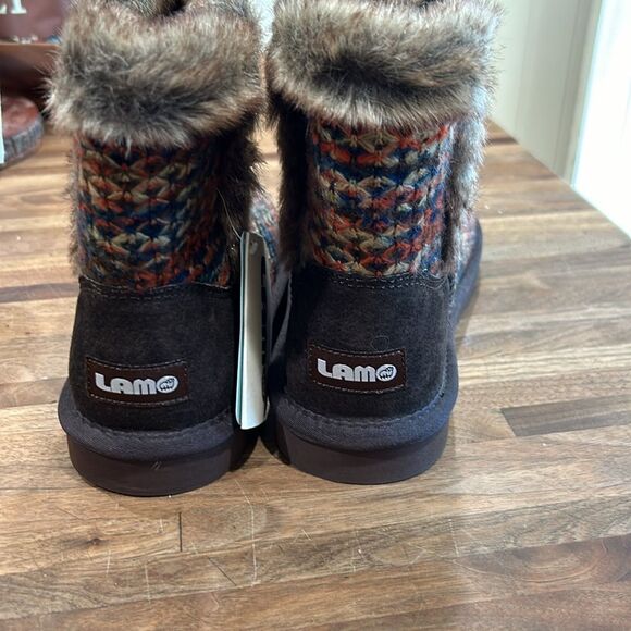 Lamo Knit Boots NIB, Rare so cute size 6 warm cozy boots ! - Picture 3 of 9